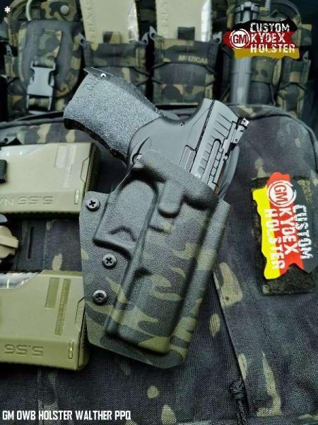 GM OWB Custom Kydex Holster Multi Mount Walther PPQ